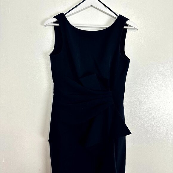 ELIZA J Ruffle Front Gown in Navy Size US 2 - Picture 4 of 12